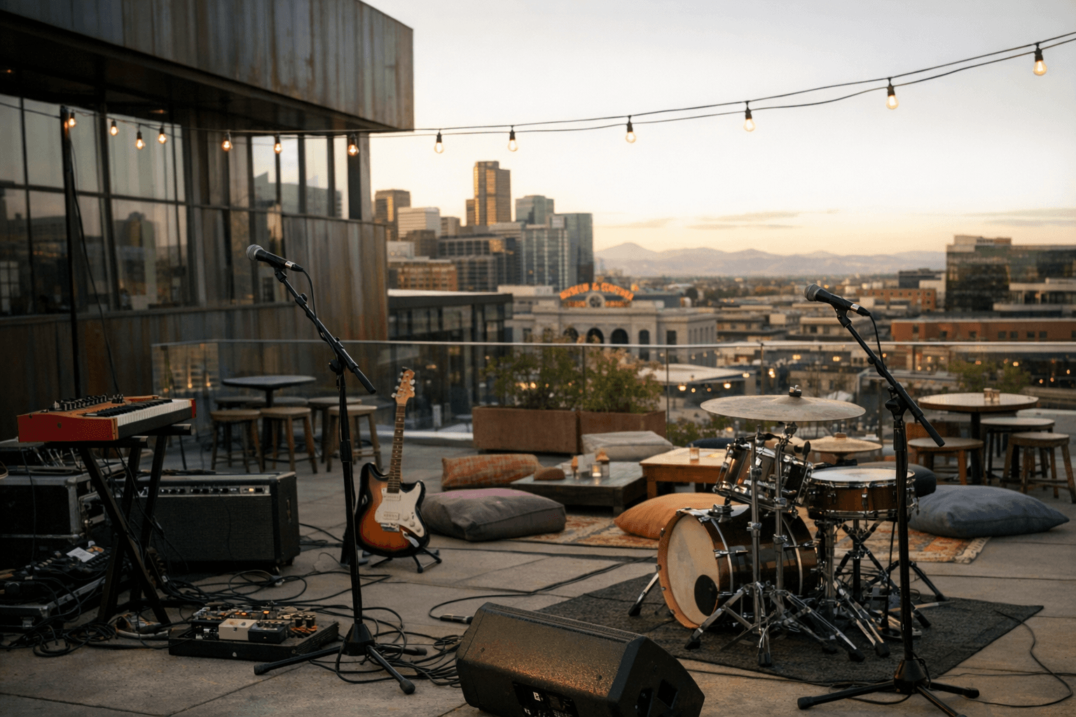 Rooftop Sounds with Pleasure Prince & ANALUNA — generated scene