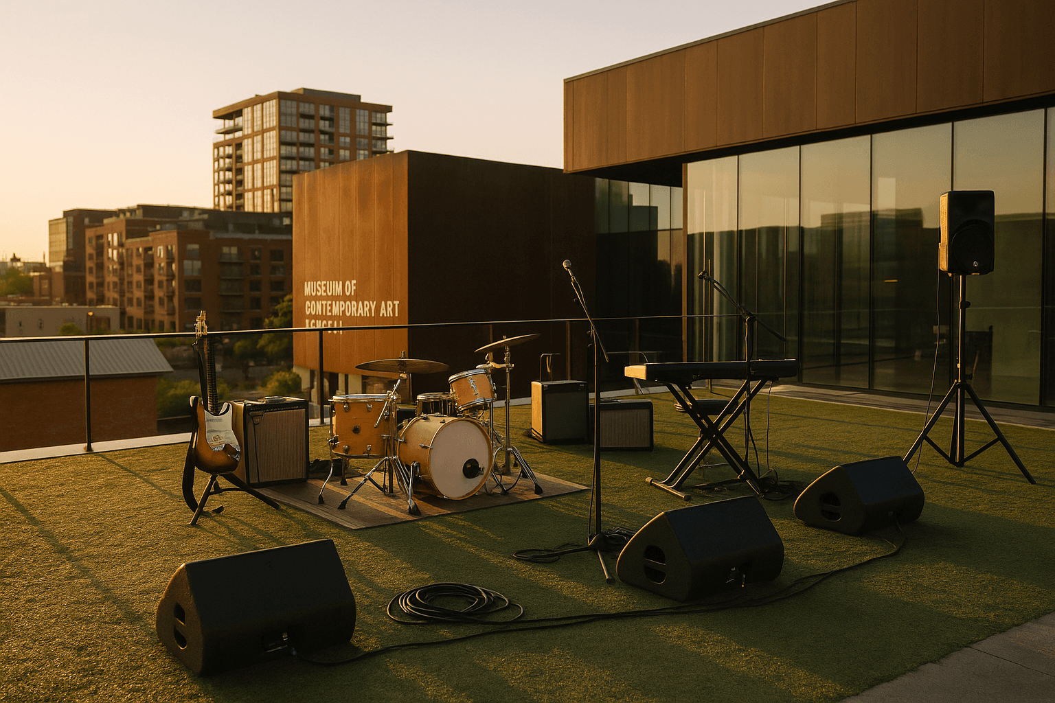 B-Side: HabiBeats Band & Reed Cameron Fox — Golden hour scene